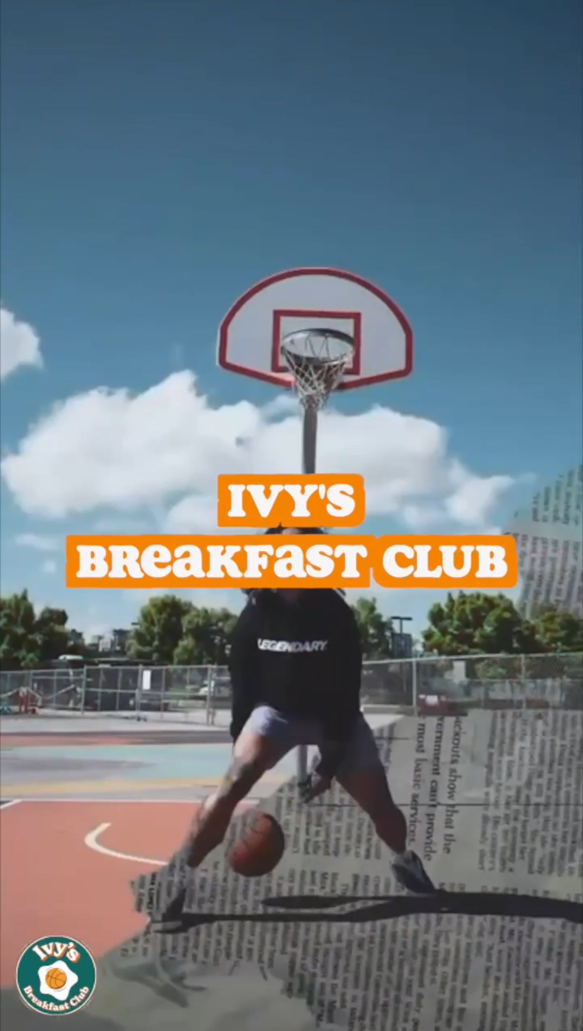 Load video: Behind-the-scenes look at the Ivy&#39;s Breakfast Club basketball player development in Vancouver, BC.